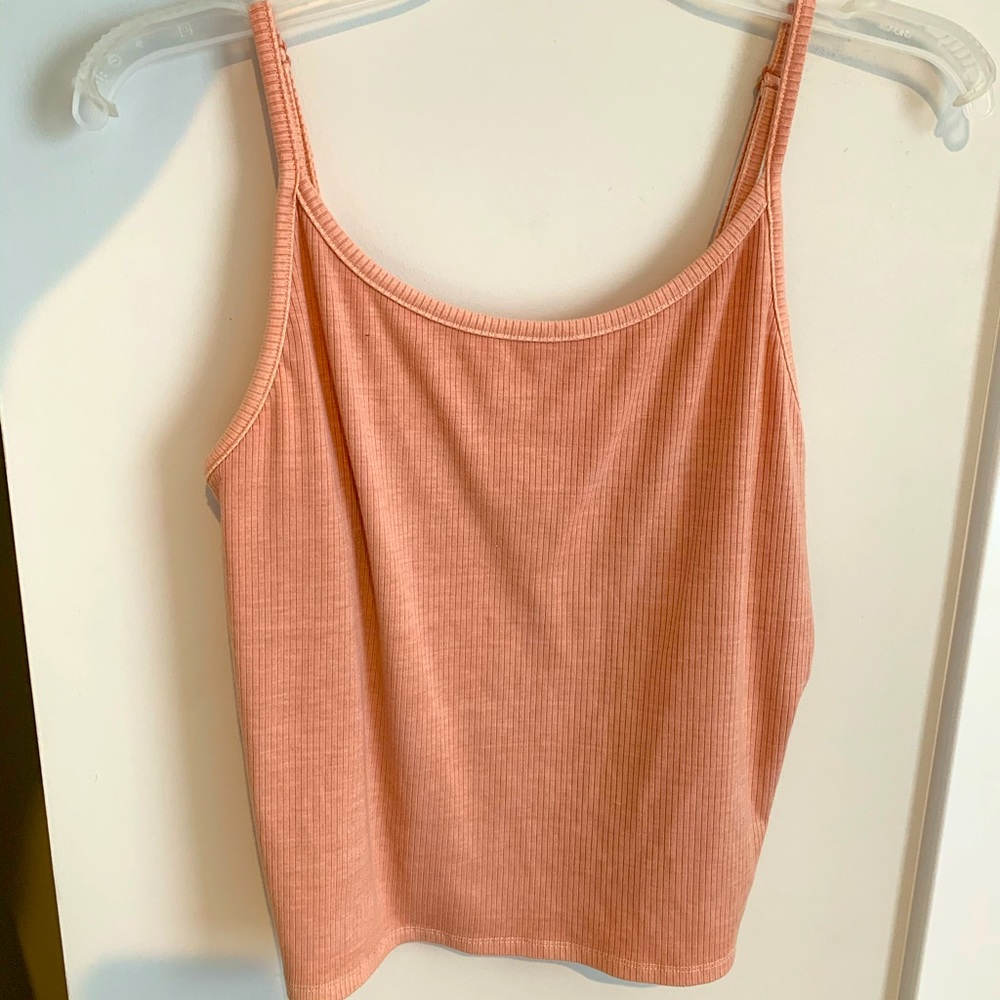 American Eagle cropped ribbed tank
